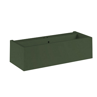 Kerasan Kanaal Раковина 100x40x25см., подвесная, 2 отв., цвет: Matt green