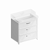 Kerama Marazzi Pompei Тумба 80см., напольная, 3 ящика, цвет: белый глянцевый