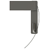 Ideal Standard Conca Держатель для туалетной бумаги., с крышкой, настенный, цвет: PVD Magnetic Grey