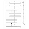 Secado Понтида 6 Полотенцесушитель 50x120 см, электрический, цвет: хром