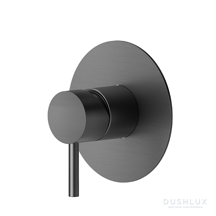 Фото Newform X-Steel 316 Смеситель для душа, встраиваемый, цвет: PVD Brushed gun metal