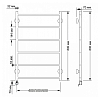 Secado Триада 1 Полотенцесушитель 60x80 см, электрический, цвет: бронза