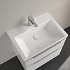 Villeroy&Boch Subway 3.0 Раковина 65х47х16.5см., 1 отв., подвесная, с антигрязевым покрытием CeramicPlus, с переливом, цвет: альпийский белый