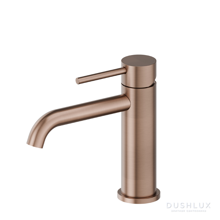 Фото Newform X-Steel 316 Смеситель для раковины, 1 отв., цвет: PVD brushed copper bronze