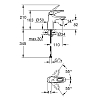 Grohe Eurostyle Смеситель для раковины, на 1 отв., цвет: хром