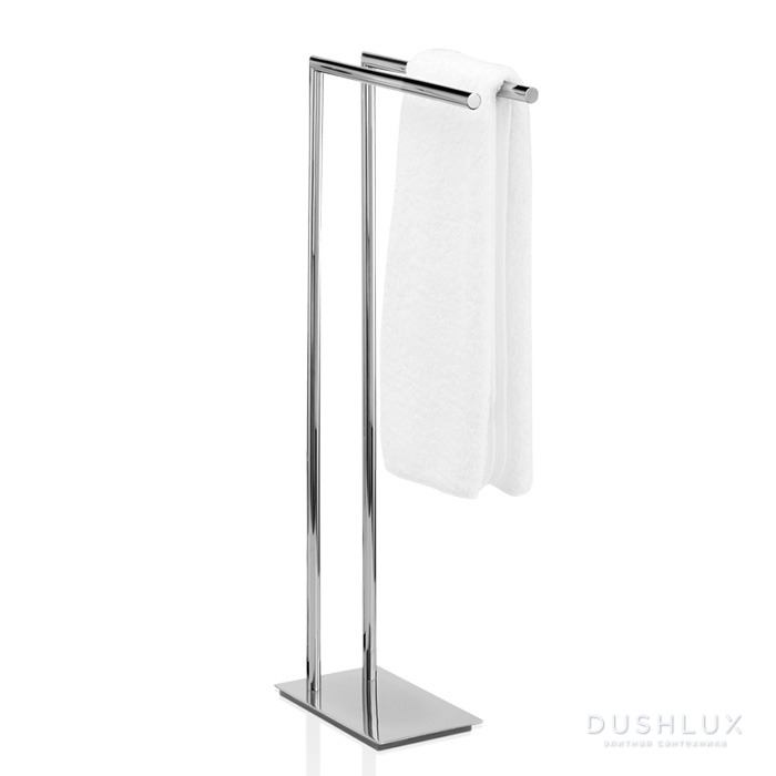 Фото Decor Walther Straight 2 Полотенцедержатель двойной 38xh80см, напольный, цвет: хром