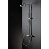 Almar Velvet Верхний душ 23.2x23.2 (без держателя) с функцией Velvet Rain, цвет: брашированная нержавейка 316