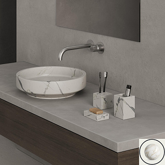 Dea Design Лоток 40x20x1.8см, настольный, цвет: Calacatta Vagli