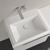 Villeroy&Boch Subway 3.0 Раковина 60х47х16.5см., без отв., подвесная, без перелива, цвет: альпийский белый
