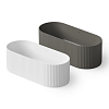 Dea Design Stripes Ванна 170x72x56см., отдельностоящая, Solid Surface, цвет: White №18