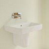 Villeroy&Boch O.novo раковина 65x46x17.5см., без отв., подвесная, с переливом, цвет: альпийский белый