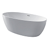 Kerasan Flo Ванна 170x82x58см., отдельностоящая, акриловая, в комплекте со сливом Clic-clac, цвет: белый