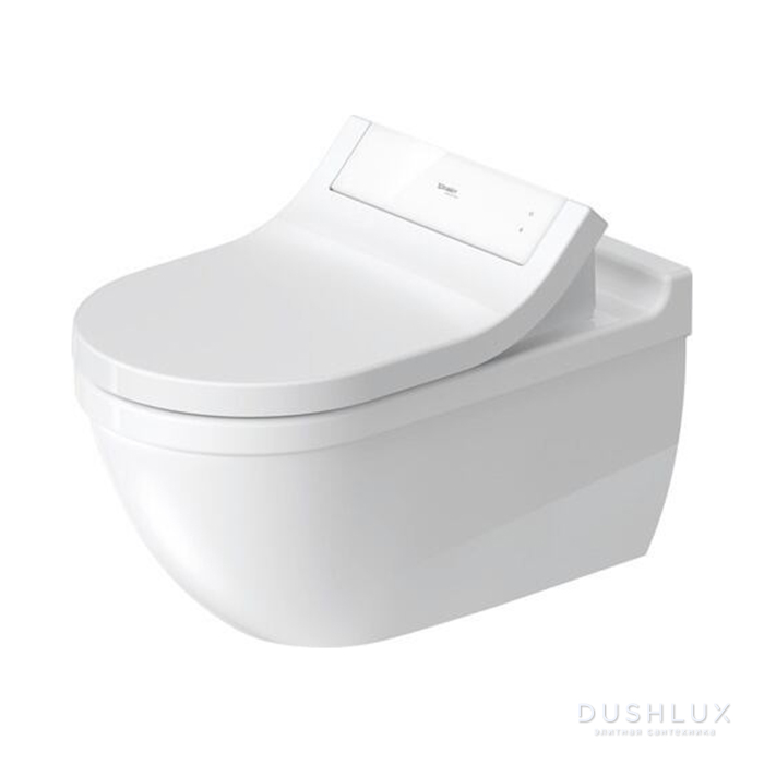 Фото Duravit Starck 3 Унитаз подвесной 62х37см, для крышки-биде Sensowash, цвет: белый