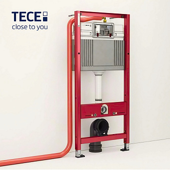 TECE Рама для установки унитаза, высота h1120мм, без крепления к стене