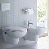 Duravit D-Code Унитаз 35.5x54.5см., подвесной, с сиденьем микролифт, цвет: белый глянцевый