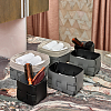 ADJ Корзинка Mini Bottega, 19x19xH13 см., цвет: серый/черный ADJ Корзинка Mini Bottega, 19x19xH13 см., цвет: серый/черный