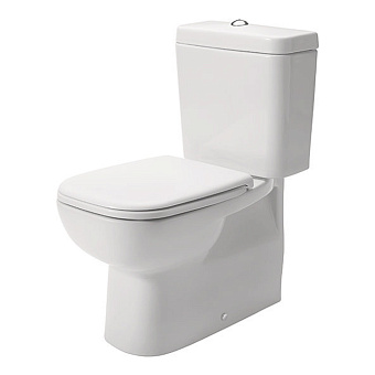 Duravit D-Code Унитаз-моноблок 65x35см., слив универсальный, цвет: белый