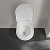Villeroy&Boch Subway 3 Унитаз 37х56х36см., подвесной, безободковый, SoftClosing, цвет: альпийский белый