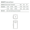 Dea Design Pedestal Basin Раковина 45x45x90см., напольная, без отв., цвет: grey
