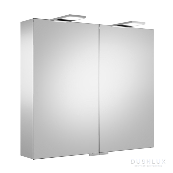 Фото Keuco Royal 15 Зеркальный шкаф с подсветкой 80x72x15см, подвесной, цвет: зеркало