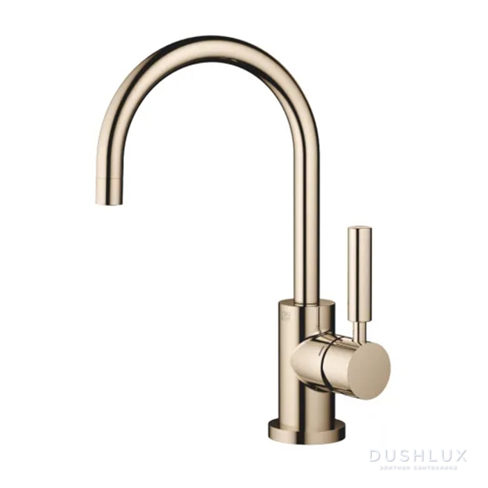 Фото Dornbracht Tara Смеситель для раковины,на 1 отв., с донным клапаном, цвет: Шампанское