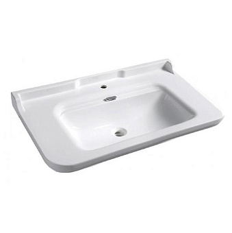 Kerasan Waldorf Раковина 100x55 см, 1 отв., керамическая, цвет: белый/хром