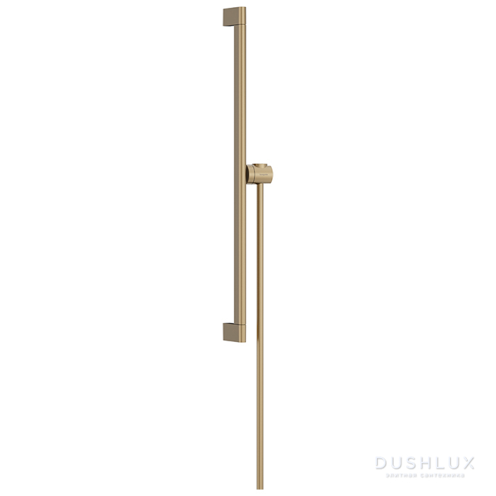 Фото Hansgrohe Unica Душевой гарнитур: штанга для душа S Puro 65см., слайдер и шланг Isiflex 160см., цвет: бронза