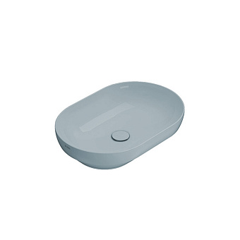 Globo T-Edge Раковина-чаша 60х41х14 см, без отв., на столешницу, цвет: Bluette