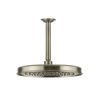 Gessi Venti20 Верхний душ Ø30см., с потолочным держателем 29.3см., цвет: Finox Brushed Nickel