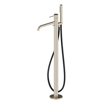 Newform XT Смеситель для ванны, напольный, с ручным душем, цвет: gold satin