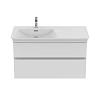Ideal Standard Finesse Тумба с раковиной 100x50см, подвесная, SX, 2 ящика, 1 отв., цвет: белый матовый