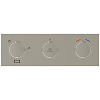 Ideal Standard Ceratherm C100 Смеситель для душа, встраиваемый, термостатический, на 3 выхода, цвет: PVD Silver Storm (Серебряный Шторм)