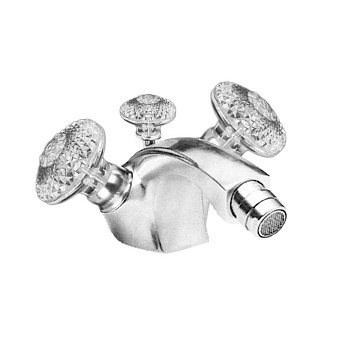 Cristal et Bronze Millesime Dome Смесители для биде, цвет: хром