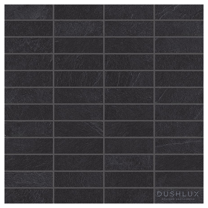 Фото Ergon CornerStone Керамогранит 30x30x0,65см, универсальная, неглазурованный, цвет: Mosaico Plurima Slate Black