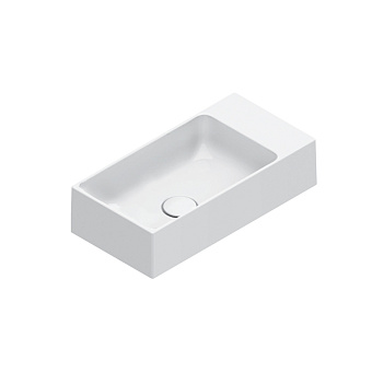 Catalano Premium Раковина 50x25см, без отв., подвесная, цвет: белый глянцевый