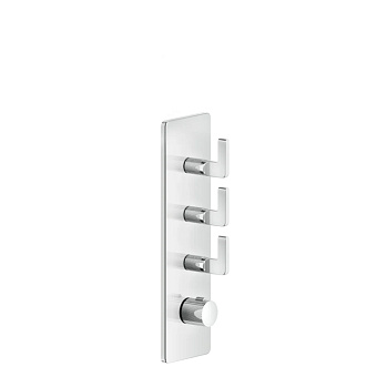 Gessi Inciso Смеситель встраиваемый на 3 источника, термостатический, резьба 3/4", цвет: хром