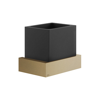 Gessi Inverso Accessories Стакан подвесной, цвет: черный/Warm Bronze Br PVD