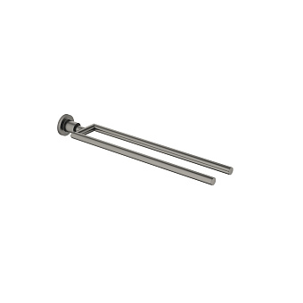 Dornbracht Tara. Полотенцедержатель 40см., двойной, неподвижный, подвесной, цвет: Dark Platinum matt