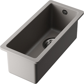 Omoikiri Bosen 20-U Кухонная мойка 20x17x44см.,встраиваемая, цвет: leningrad grey