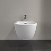 Villeroy&Boch Subway 3.0 Биде 37.5х56х27см., 1 отв., подвесное, CeramicPlus, цвет: белый камень