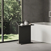 Dea Design Accessories Столик с полотенцедержателем 50x32x70см., напольный, Solid Surface, цвет: graphite