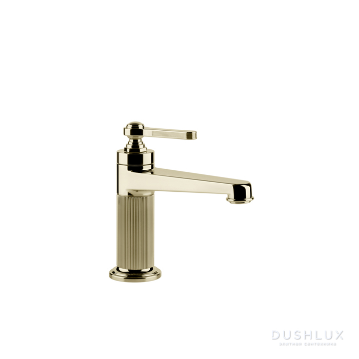 Фото Gessi Venti20 Смеситель для раковины, на 1 отв., цвет: Brass PVD