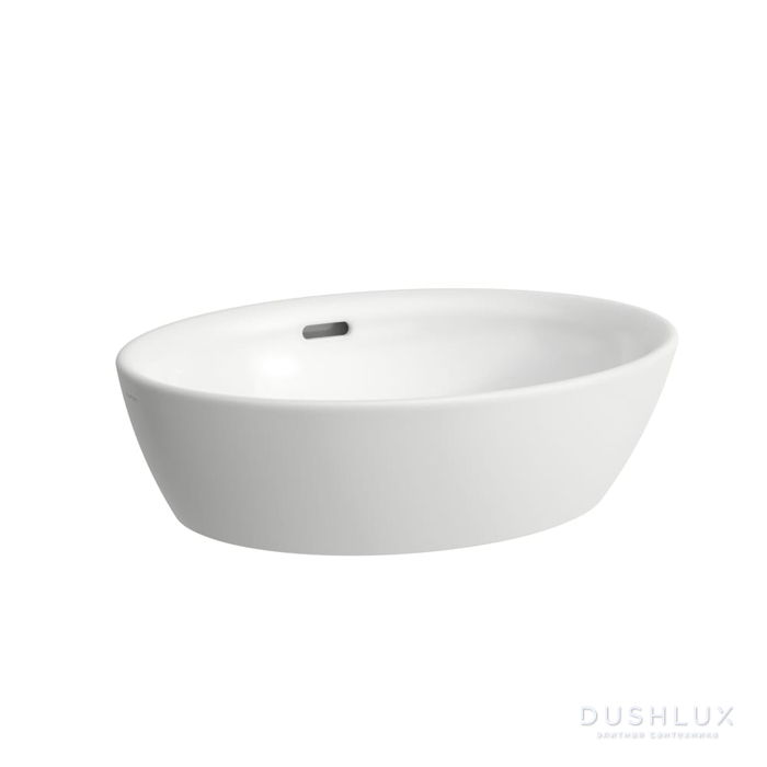 Фото Laufen Pro Раковина накладная 52х39х15см, без отв., c покрытием LCC, цвет: белый
