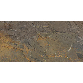 Emilceramica Tele DI Marmo Reloaded Керамогранит 120x60x0,95см, универсальная, глазурованный, цвет: Fossil Brown Malevich Lappato
