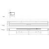 Decor Walther Box 80 N LED Светильник настенный 80x10x5см, светодиодный, 1x LED 40W, цвет: никель сатинированный