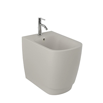 Kludi Resa S Биде напольное 55x36см, с 1 отверстием, цвет: серо-бежевый матовый