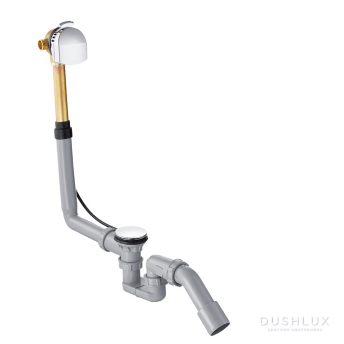 Hansgrohe Exafill S Излив на ванну с набором для слива и перелива, цвет ...