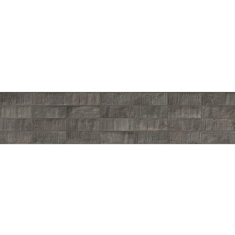 Emilceramica Forme Керамогранит 20x7.5x0.95см, универсальный, неглазурованный, цвет: Brick Naturale Antracite