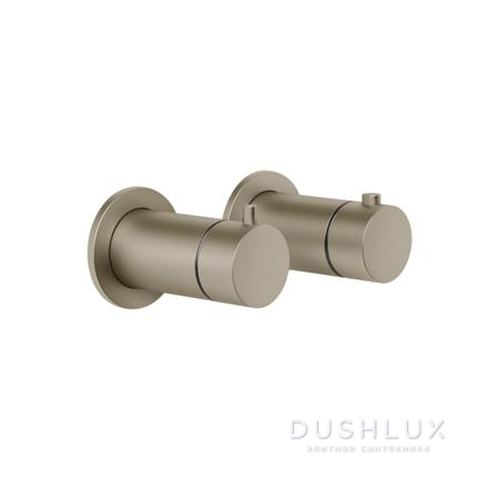 Фото Gessi Anello Смеситель для душа, встраиваемый, термостатический, цвет: Finox Brushed Nickel
