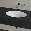 Villeroy&Boch Evana Раковина 50х35х20см., без отв., под столешницу, с переливом, с антигрязевым покрытием CeramicPlus, цвет: альпийский белый